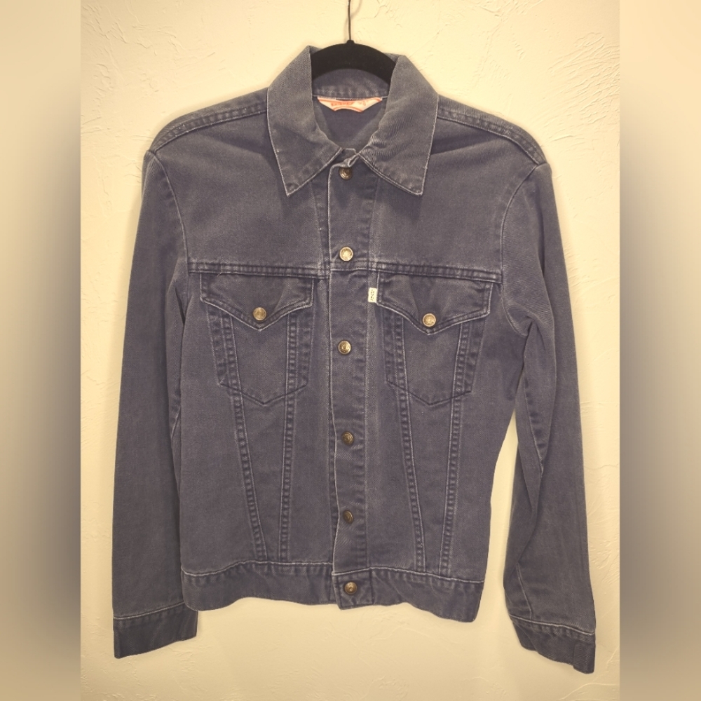 Vintage Levi's Blue 100% Cotton Trucker Jacket Size 36 Men/Women